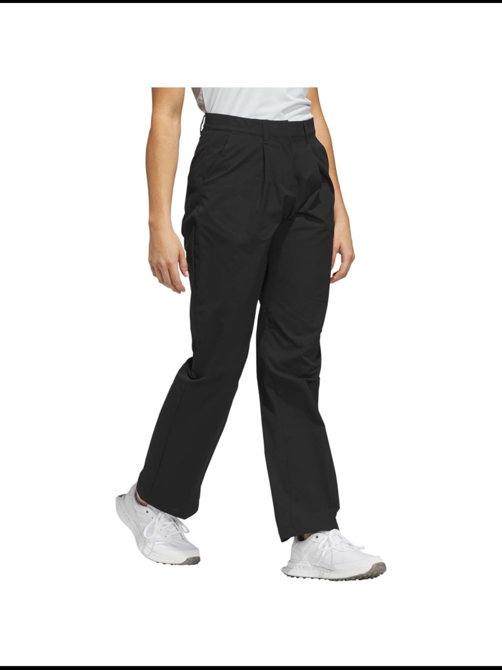 adidas Women's Black Straight-Leg Performance Pants